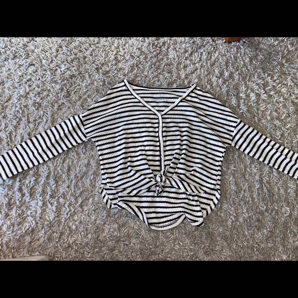 Button up tie top